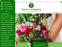 Tablet Screenshot of heiraten-in-ludwigsburg.de